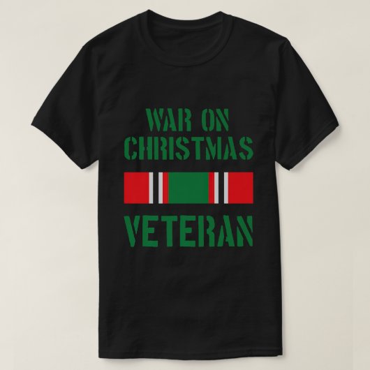 Krieg gegen den Weihnachtsveteran T-Shirt (Design vorne)