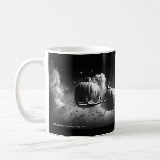 Krieg gegen Kürbisgewürz Kaffeetasse (Links)