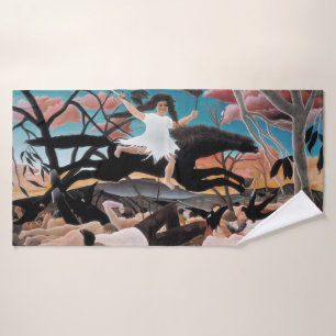 Krieg, Henri Rousseau, 1894 Badehandtuch