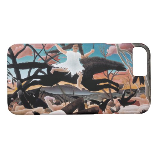 Krieg, Henri Rousseau, 1894 Case-Mate iPhone Hülle (Rückseite (Horizontal))