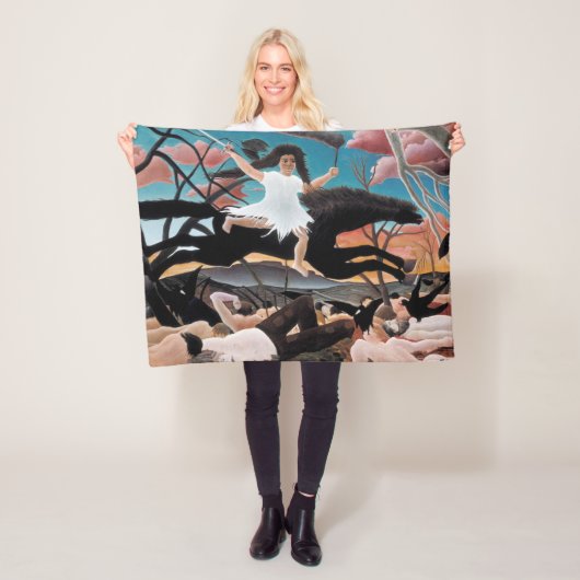 Krieg, Henri Rousseau, 1894 Fleecedecke (Beispiel)