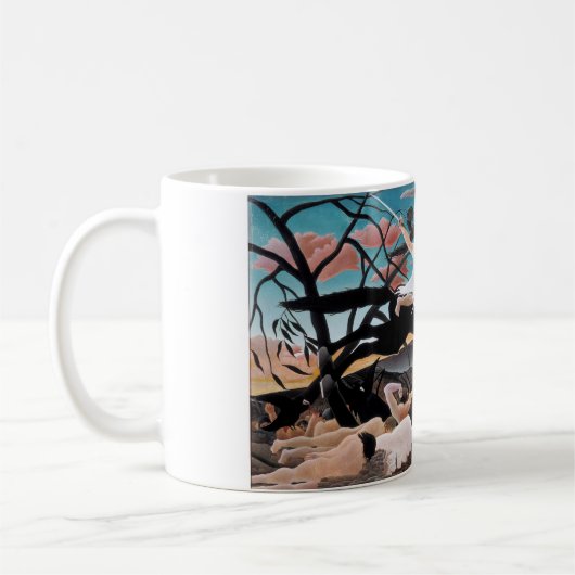 Krieg, Henri Rousseau, 1894 Kaffeetasse (Links)