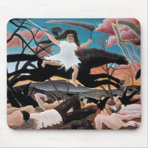 Krieg, Henri Rousseau, 1894 Mousepad