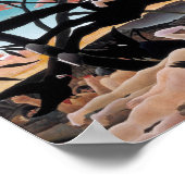 Krieg, Henri Rousseau, 1894 Poster (Ecke)