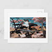 Krieg, Henri Rousseau, 1894 Postkarte (Vorne/Hinten)