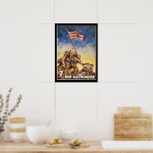 Krieg II: Loan Soldiers and Flag Poster (Küche)