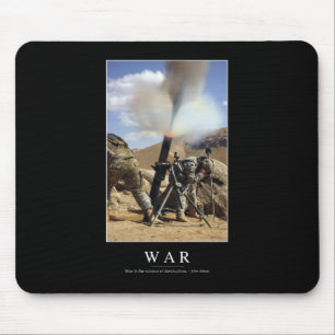 Krieg: Inspiration Zitat 1 Mousepad