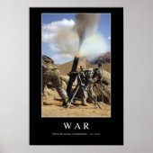 Krieg: Inspiration Zitat 1 Poster (Vorne)