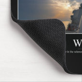 Krieg: Inspiration Zitat 2 Mousepad (Ecke)