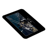 Krieg: Inspiration Zitat 3 Magnet (Rechte Seite)