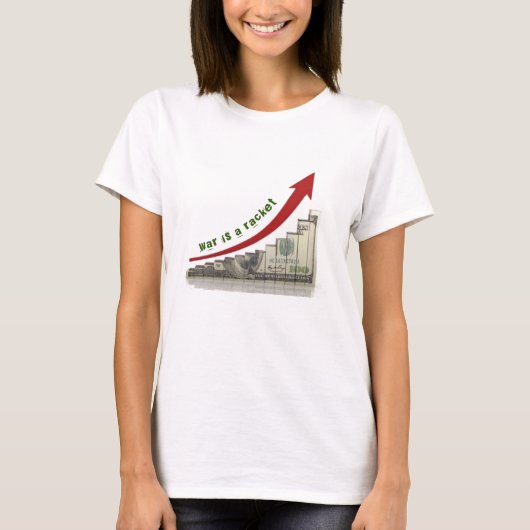 Krieg ist ein Schläger T-Shirt (Vorderseite)