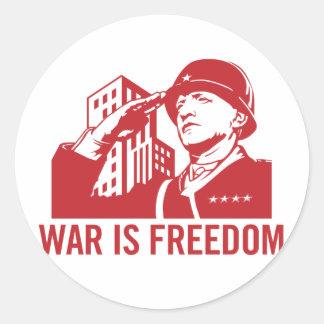 Krieg ist Freiheit Sticker