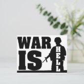 Krieg ist Hell Postkarte (Stehend Vorderseite)