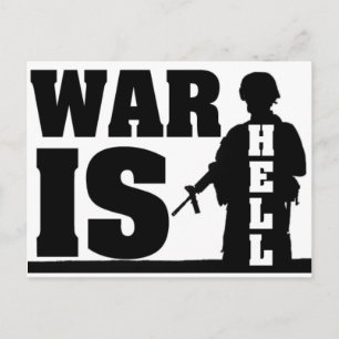 Krieg ist Hell Postkarte