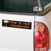Krieg ist nicht gemäßigt autoaufkleber (Auf Lkw)