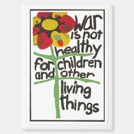 Krieg ist nicht gesund, magnet