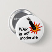 Krieg ist nicht mäßig button (Vorne & Hinten)