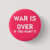 Krieg ist vorbei button (Vorderseite)
