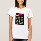 Krieg (Licht) T - Shirt (Vorderseite)