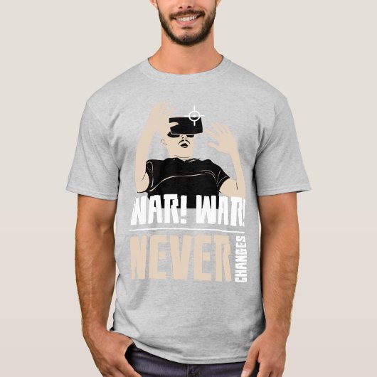 Krieg nie ändern T-Shirt (Vorderseite)