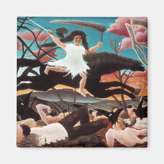 Krieg oder der Zwiespalt, Henri Rousseau Magnet (Vorne)