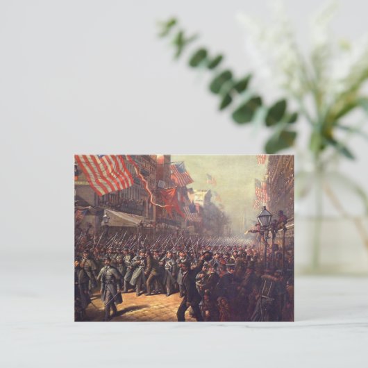 Krieg Postkarte (Stehend Vorderseite)