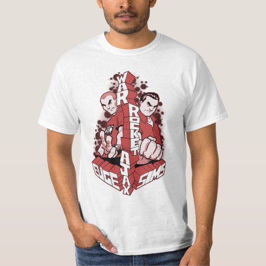 Krieg Rocket Ajax T-Shirt (Vorderseite)