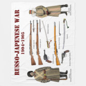 KRIEG RUSSO-JAPENE FLEECEDECKE (Vorderseite)