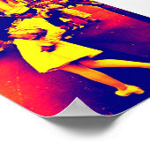 Krieg über Kiss - Popart-Stil Poster (Ecke)