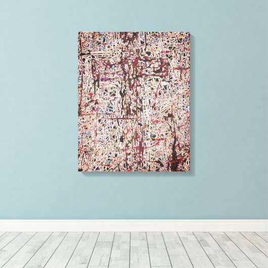 Krieg und Frieden Leinwanddruck (Insitu (Holzboden))