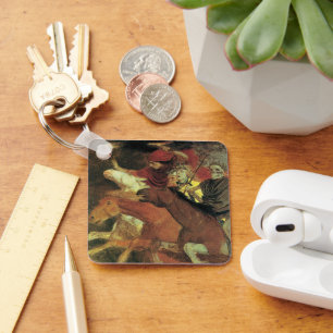 Krieg von Arnold Böcklin, Vintage Symbolismus Kuns Schlüsselanhänger