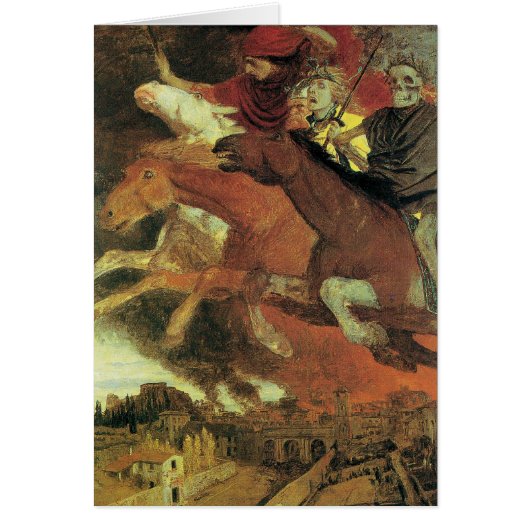 Krieg von Arnold Bocklin, Vintager Symbolismus Kun (Vorne)