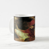Krieg von Arnold Bocklin, Vintager Symbolismus Kun Kaffeetasse (Vorderseite Links)