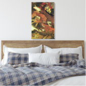 Krieg von Arnold Bocklin, Vintager Symbolismus Kun Leinwanddruck (Insitu (Schlafzimmer))