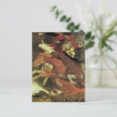 Krieg von Arnold Bocklin, Vintager Symbolismus Kun Postkarte (Stehend Vorderseite)
