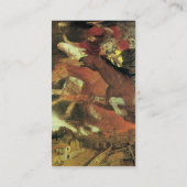 Krieg von Arnold Bocklin Visitenkarte (Rückseite)
