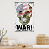 Krieg, wofür ist es gut? Poster (Küche)