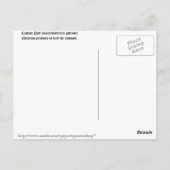 Krieg zwischen den Staaten Postkarte (Rückseite)