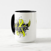 Krieger16 Endometriosis Tasse (Vorderseite Links)