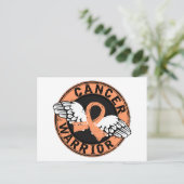 Krieger 14C Endometriumkrebs Postkarte (Stehend Vorderseite)