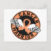 Krieger 14C Endometriumkrebs Postkarte (Vorderseite)