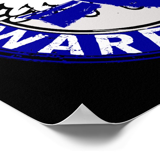 Krieger 14C Kolonkarzinom Poster (Ecke)