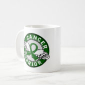 Krieger 14C-Leber-Krebs Kaffeetasse (Vorderseite Links)