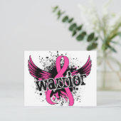 Krieger 16 Brustkrebs Postkarte (Stehend Vorderseite)