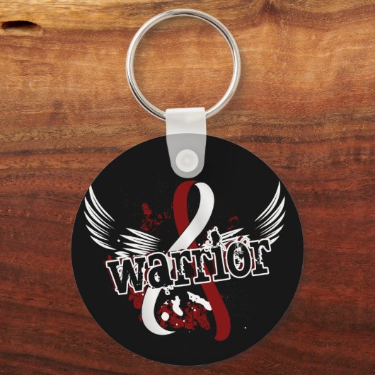 Krieger 16 Kopf- und Nackenkrebs Schlüsselanhänger (Vorderseite)