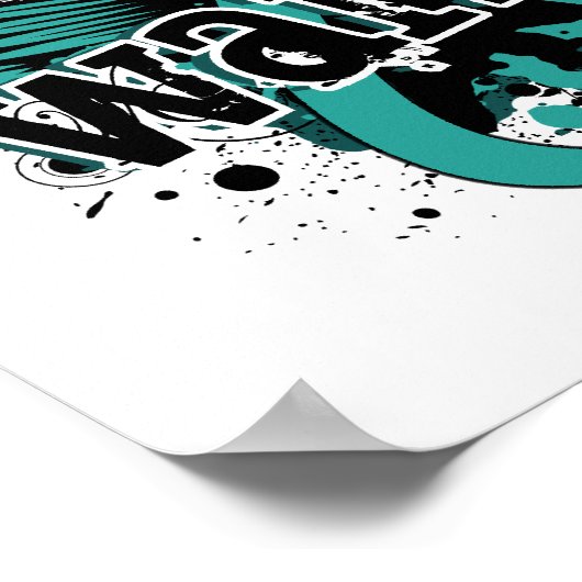 Krieger 16 Ovarialkarzinom Poster (Ecke)