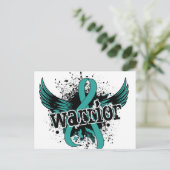 Krieger 16 Ovarialkarzinom Postkarte (Stehend Vorderseite)