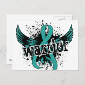 Krieger 16 Ovarialkarzinom Postkarte (Vorne/Hinten)