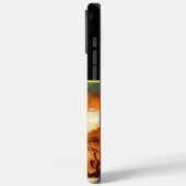 Krieger am Fluss bei Dämmerung Case-Mate iPhone Hülle (Rückseite / Links)