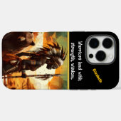 Krieger am Fluss bei Dämmerung Case-Mate iPhone Hülle (Rückseite (Horizontal))